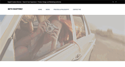 Desktop Screenshot of beth-martinez.com